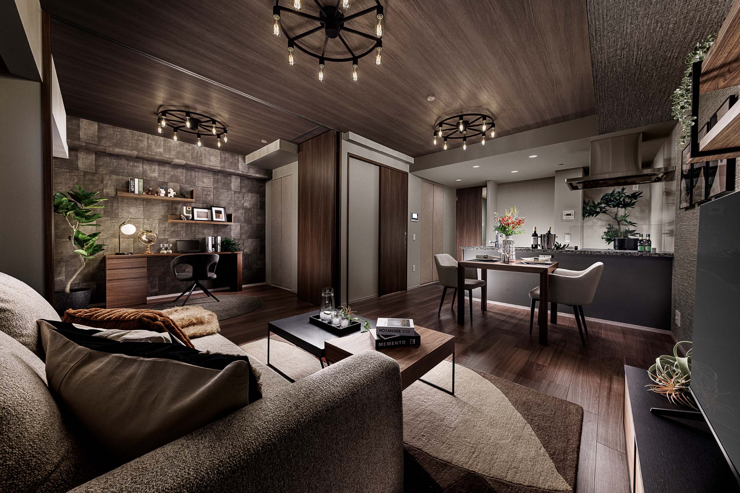 LIVING DINING KITCHEN（F2タイプ702号室）