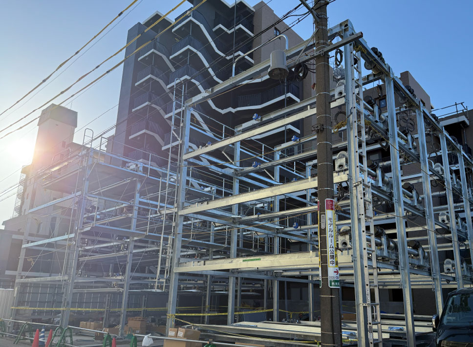 敷地全景（北西）